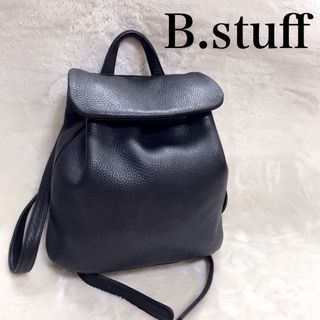 b.stuff 本革リュックサック　黒　2way