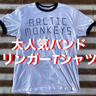 arctic monkeysアークティックモンキーズリンガーロックバンドTシャツ(Tシャツ/カットソー(半袖/袖なし))