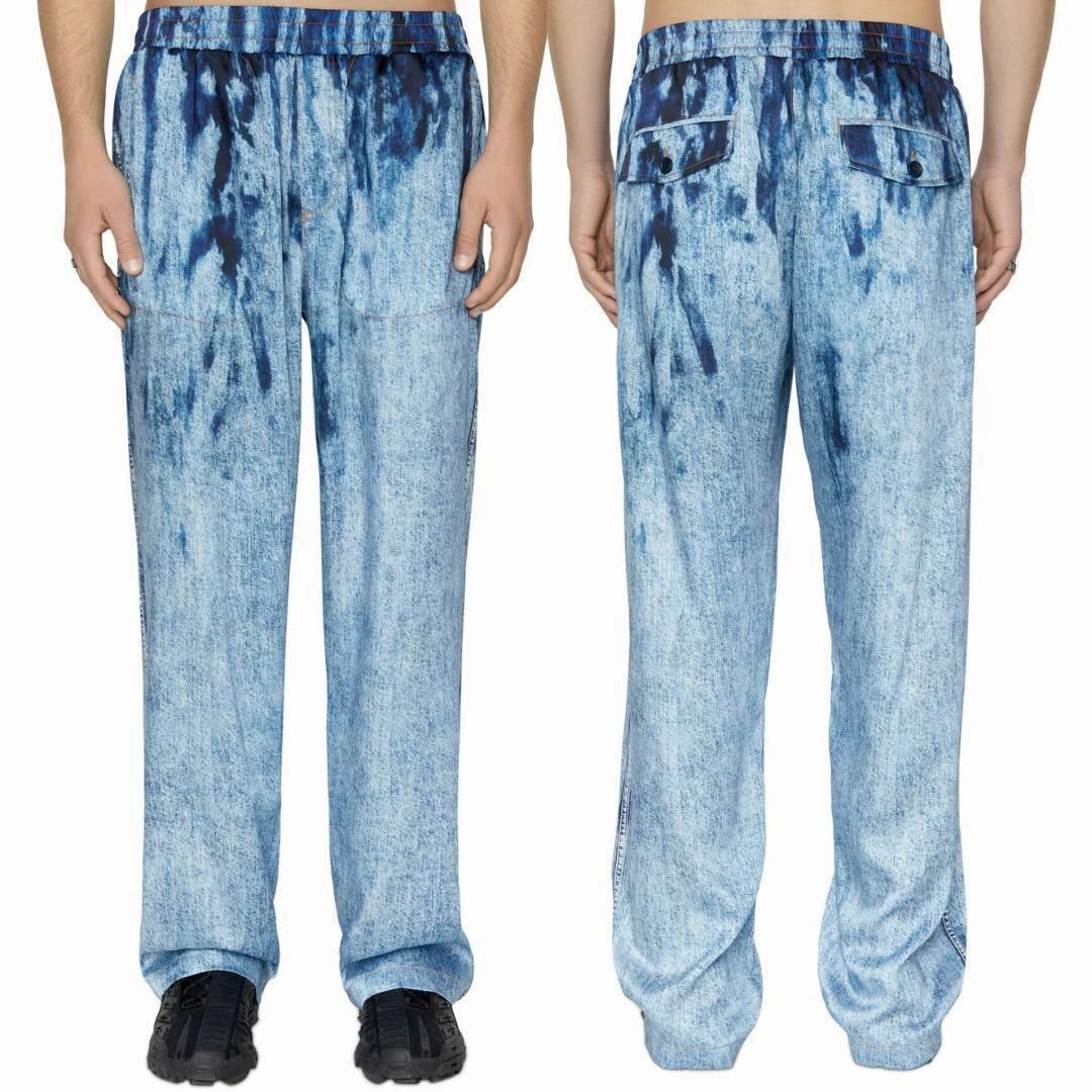 DIESEL - DIESEL ディーゼル トロンプルイユサテンパンツ デニム DIESEL - DIESEL ディーゼル トロンプルイユサテンパンツ デニム