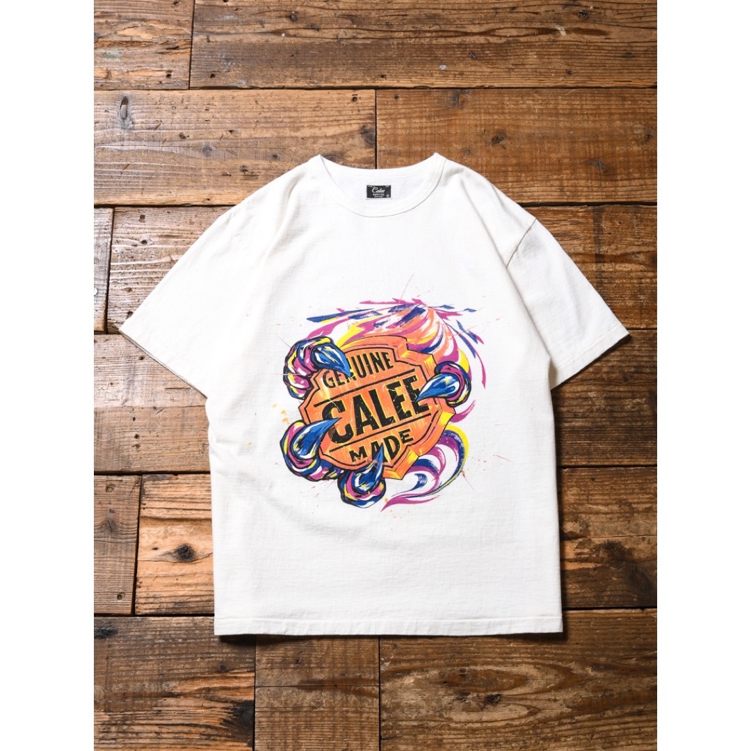 トップスCALEE BINDER NECK VINTAGE T-SHIRT キャリー