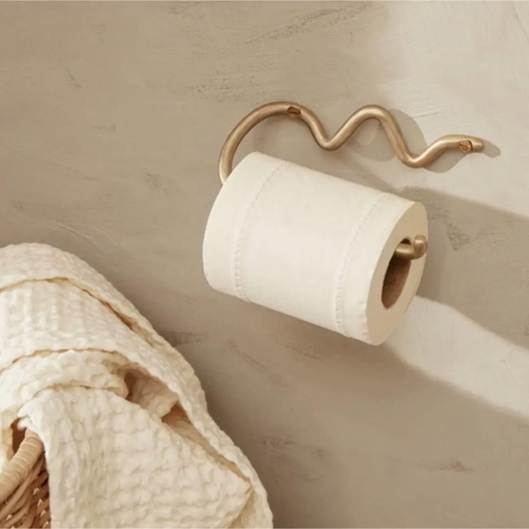 ferm LIVING Toilet Paper Holder Blass