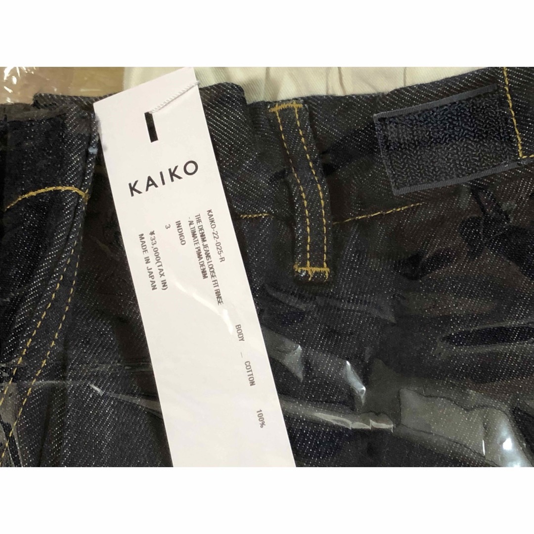 KAIKO(カイコー)のKAIKOカイコー　THE DENIM LOOSE FIT RINSE メンズのパンツ(デニム/ジーンズ)の商品写真