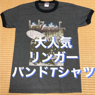 大人気バンドロックリンガーTシャツヴィンテージLed Zeppelin(Tシャツ/カットソー(半袖/袖なし))