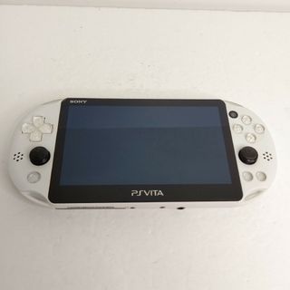 プレイステーションヴィータ(PlayStation Vita)のPlayStationVita　PCH2000 グレイシャーホワイト　画面極美品(携帯用ゲーム機本体)