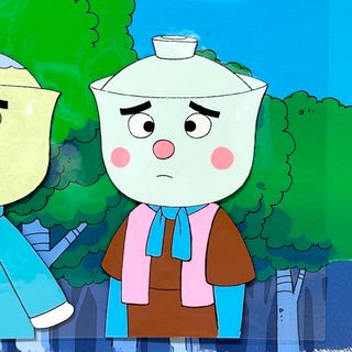 それいけ!アンパンマン てんどんマン カツドンマン セル画 希少