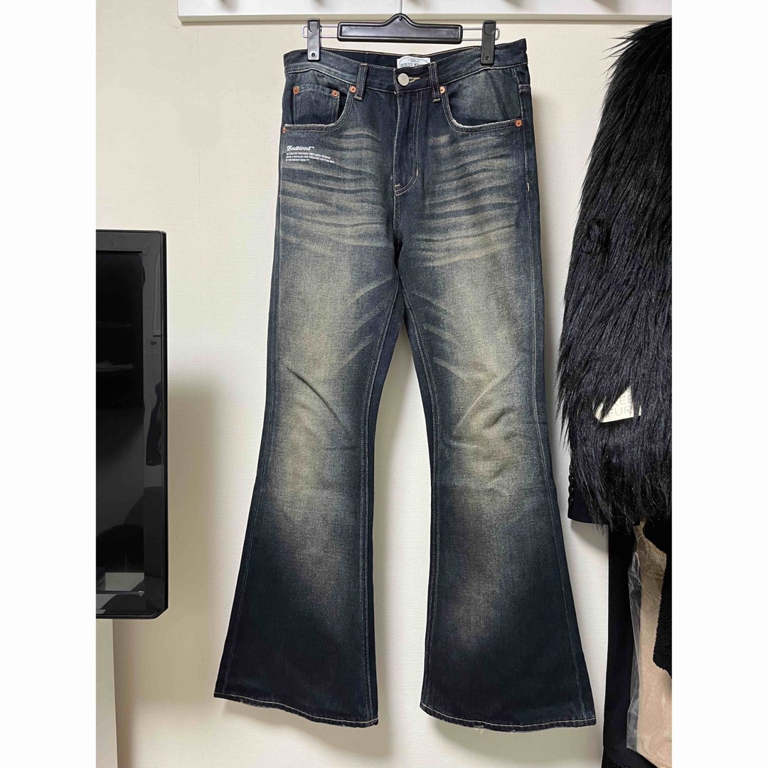 badblood low rise bootcut jeans ブーツカット