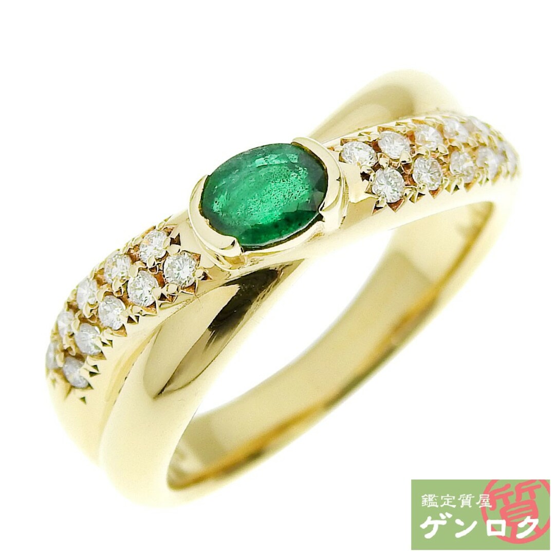TASAKI - 【中古】TASAKI タサキ リング 指輪 K18YG エメラルド 0.35ct
