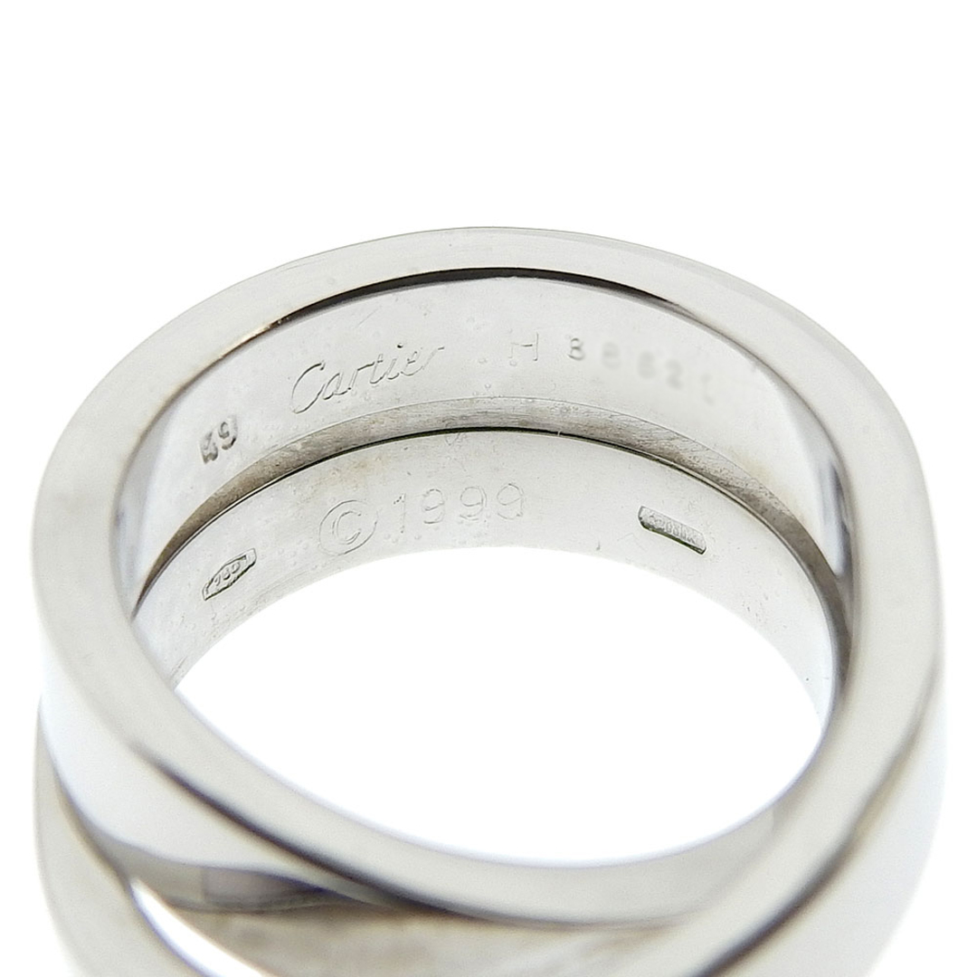 CARTIER カルティエ パリリング 指輪 750 K18WG #49 9号 レディース