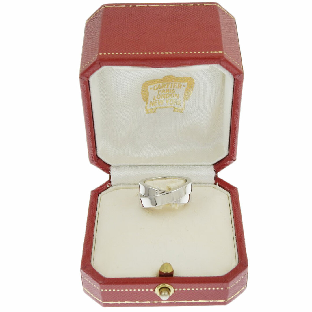 Cartier - 【中古】CARTIER カルティエ パリリング 指輪 750 K18WG #49 Cartier - 【中古】CARTIER カルティエ パリリング 指輪 750 K18WG #49