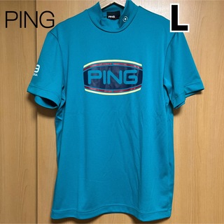 ピン(PING)のピン ping メンズ ロゴプリント ダブルフェイス　ゴルフ　ハイネック　GL(ウエア)