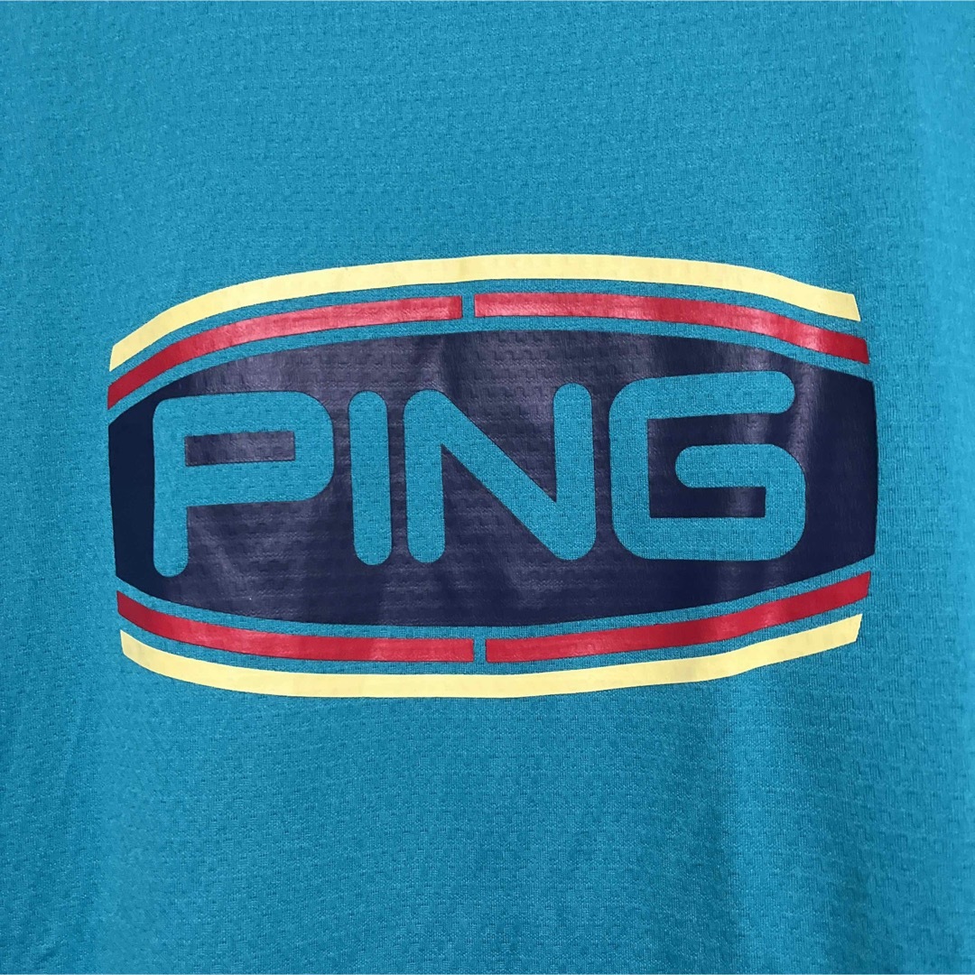 PING(ピン)のピン ping メンズ ロゴプリント ダブルフェイス　ゴルフ　ハイネック　GLL スポーツ/アウトドアのゴルフ(ウエア)の商品写真