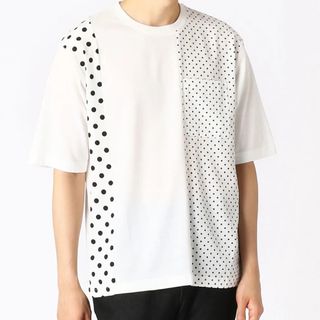 コムサイズム(COMME CA ISM)の水玉もよう ドット Tシャツ(Tシャツ/カットソー(半袖/袖なし))