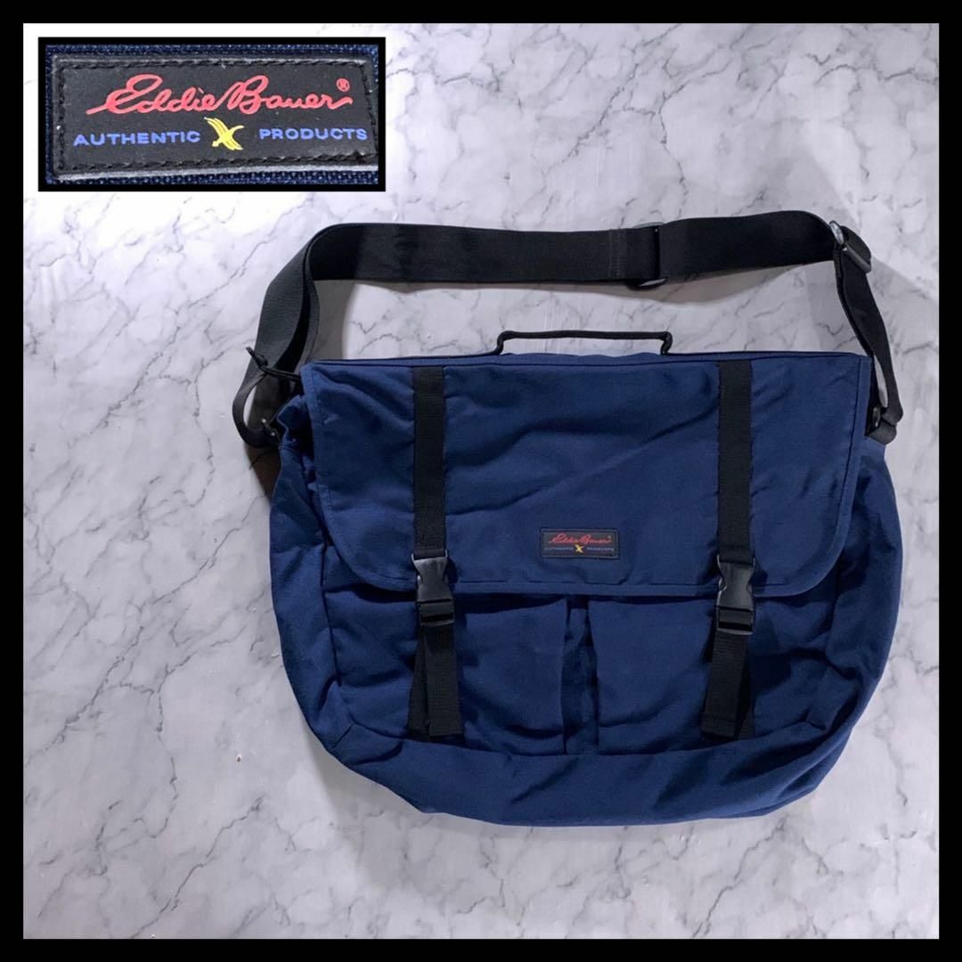 90s Eddie Bauer エディーバウアー ショルダー メッセンジャー