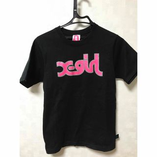 エックスガール(X-girl)の美品　X-girl. Tシャツ　黒(Tシャツ(半袖/袖なし))