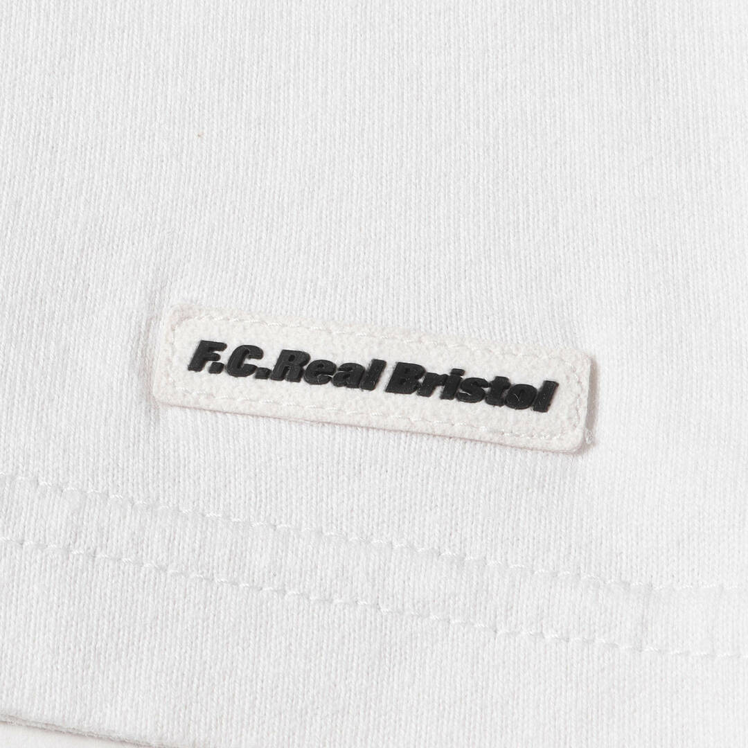 Tシャツ/カットソー(半袖/袖なし)F.C.Real Bristol エフシーレアルブリストル Tシャツ サイズ:S エンブレム クルーネック 半袖 Tシャツ EMBLEM TEE 19SS ホワイト 白 トップス カットソー【メンズ】