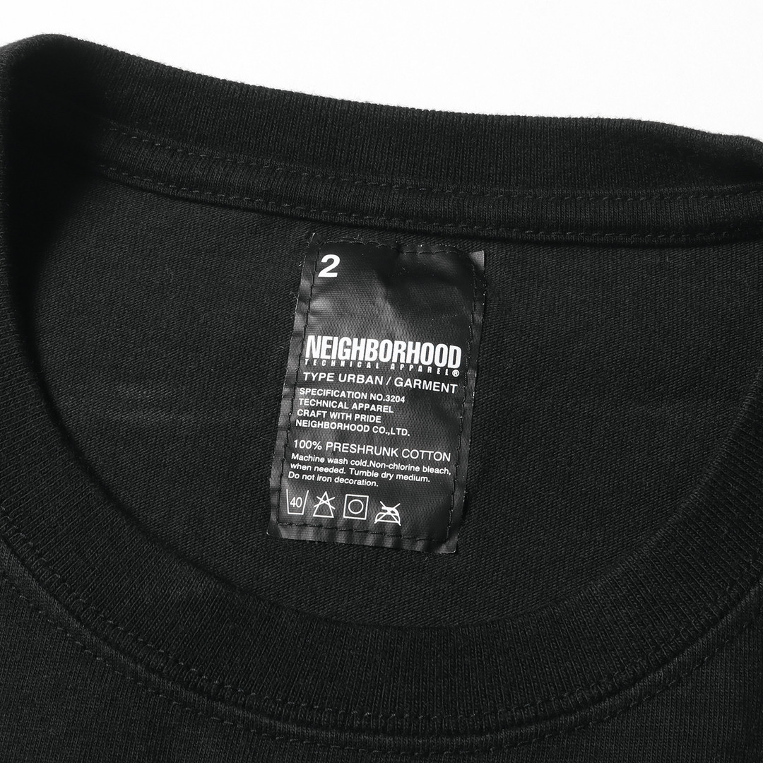 NEIGHBORHOOD(ネイバーフッド)のNEIGHBORHOOD ネイバーフッド Tシャツ サイズ:2 NGAP グラフィック クルーネック 半袖 Tシャツ 00s ブラック 黒 トップス カットソー ブランド アーカイブ 【メンズ】【中古】【美品】 メンズのトップス(Tシャツ/カットソー(半袖/袖なし))の商品写真