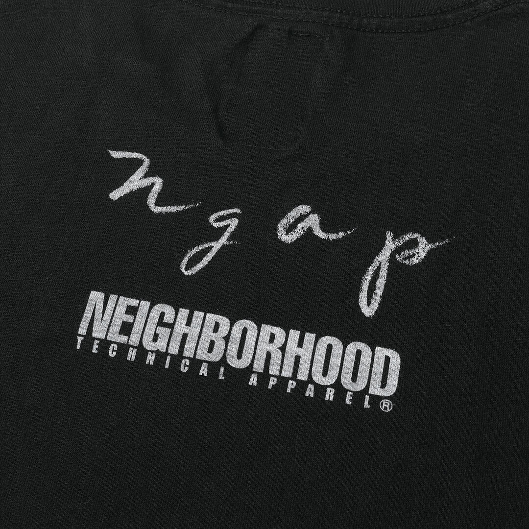 NEIGHBORHOOD(ネイバーフッド)のNEIGHBORHOOD ネイバーフッド Tシャツ サイズ:2 NGAP グラフィック クルーネック 半袖 Tシャツ 00s ブラック 黒 トップス カットソー ブランド アーカイブ 【メンズ】【中古】【美品】 メンズのトップス(Tシャツ/カットソー(半袖/袖なし))の商品写真