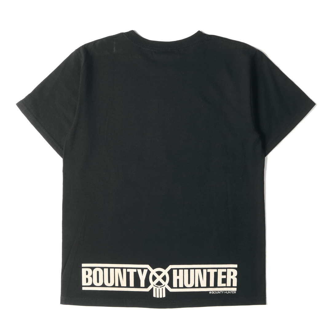 BOUNTY HUNTER(バウンティハンター)のBOUNTY HUNTER バウンティーハンター Tシャツ サイズ:M ビッグ スカルボーン クルーネック 半袖 Tシャツ ブラック 黒 トップス カットソー 【メンズ】【中古】【美品】 メンズのトップス(Tシャツ/カットソー(半袖/袖なし))の商品写真