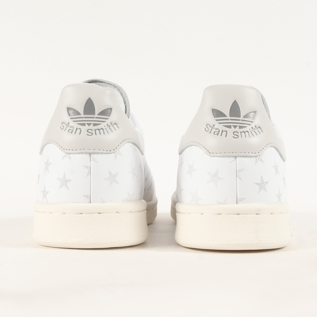 adidas アディダス サイズ:29.0cm 23SS ATMOS STAN SMITH LUX ATMOS REFLECTIVE STAR (IF9990) スタンスミス アトモス リフレクティブ スター ホワイト シルバー 白 US11 ローカット スニーカー 靴 コラボ シューズ ...