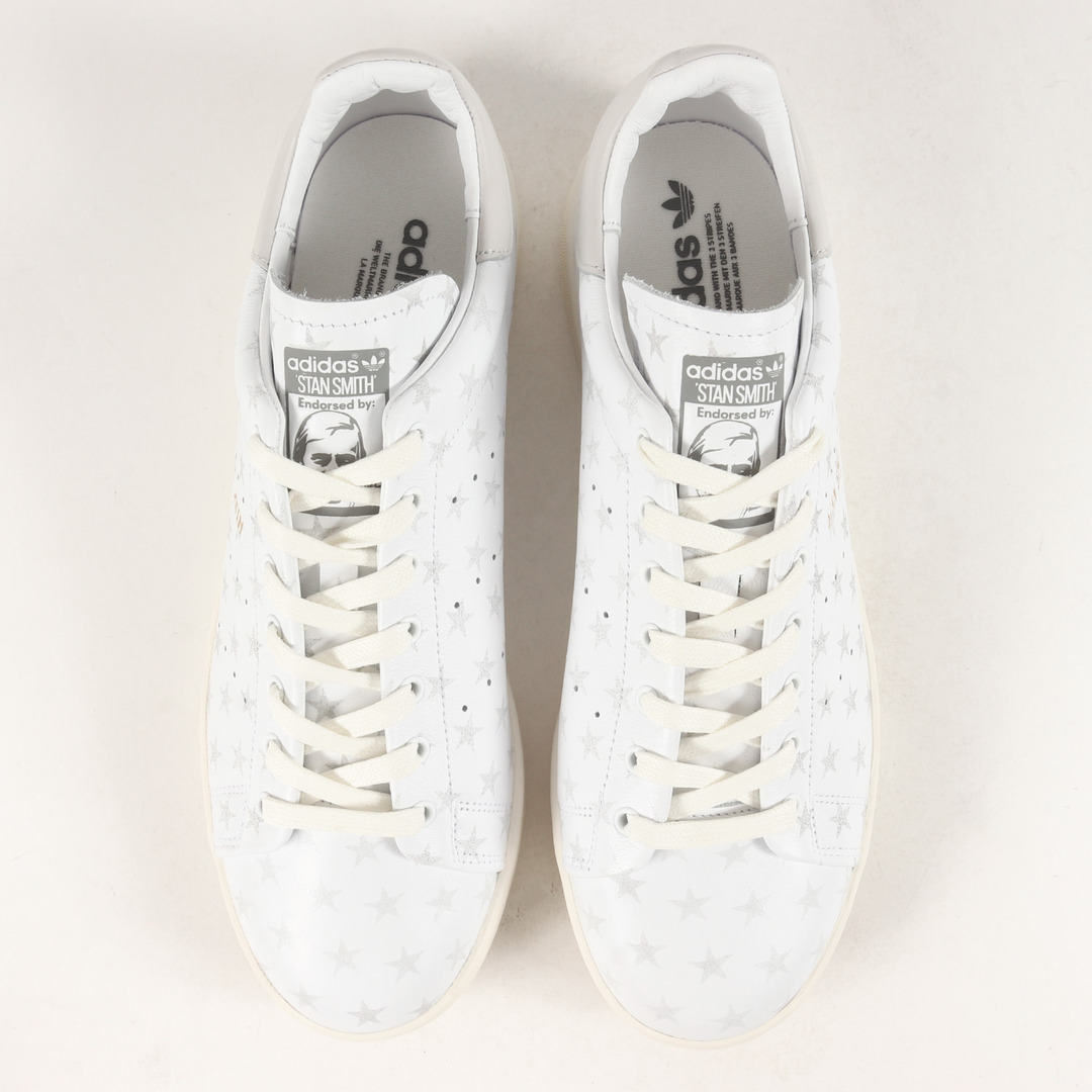 adidas(アディダス)のadidas アディダス サイズ:29.0cm 23SS ATMOS STAN SMITH LUX ATMOS REFLECTIVE STAR (IF9990) スタンスミス アトモス リフレクティブ スター ホワイト シルバー 白 US11 ローカット スニーカー 靴 コラボ シューズ 【メンズ】【中古】【新品同様】 メンズの靴/シューズ(スニーカー)の商品写真