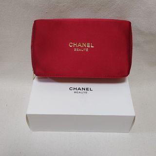 シャネル リップケース(箱なし) ノベルティ ポーチ➄革 新品未使用品-