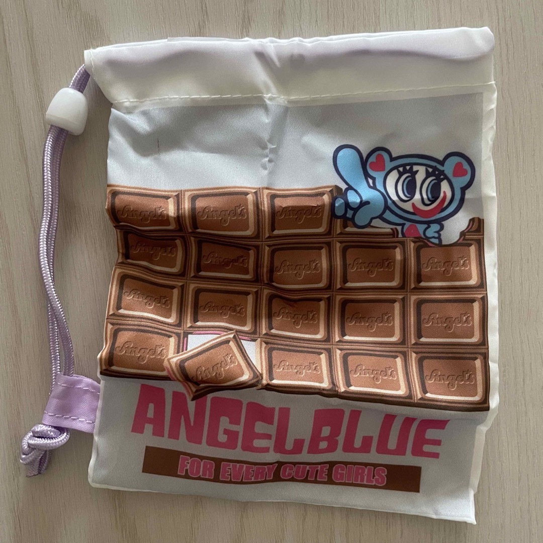 angelblue - エンジェルブルー ショッパーバッグ風巾着 ガチャガチャの