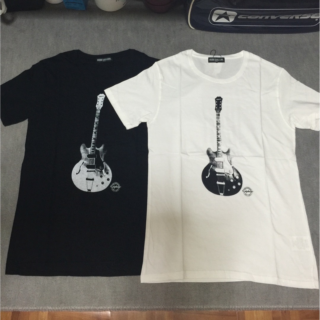 RUDE GALLERY(ルードギャラリー)のRUDEGALLERYルードギャラリーギターTシャツサイズS新品2着セット メンズのトップス(Tシャツ/カットソー(半袖/袖なし))の商品写真