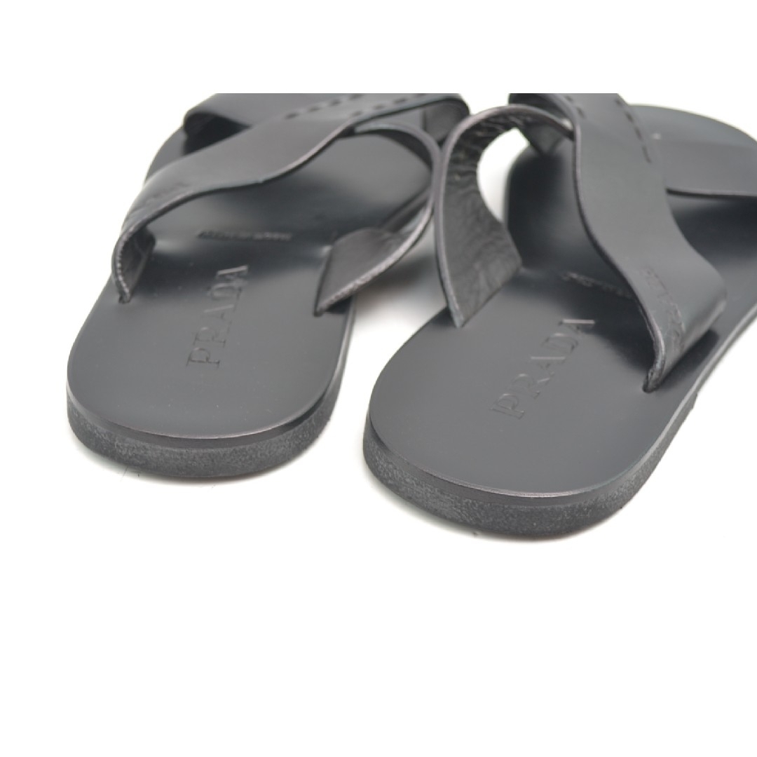 PRADA(プラダ)のPRADA/プラダ サンダル ブラック 2X1782 箱付き メンズの靴/シューズ(サンダル)の商品写真