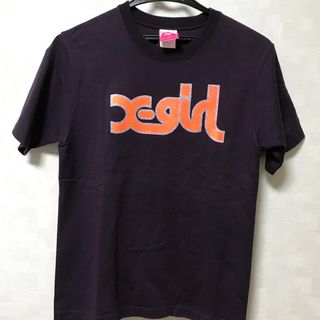 エックスガール(X-girl)の美品　X-girl. Tシャツ　　紫色(Tシャツ(半袖/袖なし))