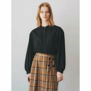 イェッカヴェッカ(YECCA VECCA)の【ブラック】袖ボリュームバンドカラーシャツ/23AW(シャツ/ブラウス(長袖/七分))