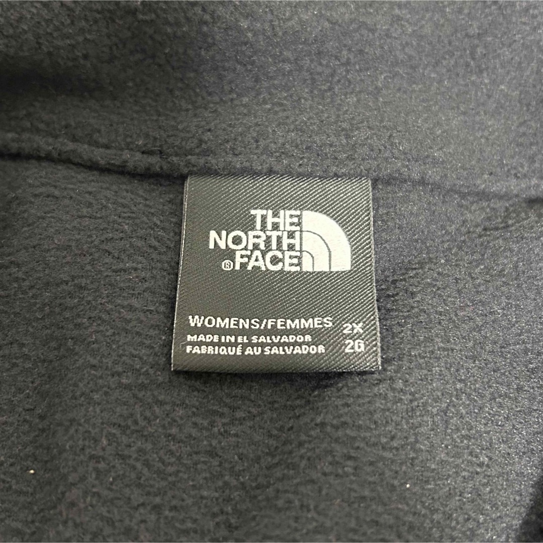 THE NORTH FACE(ザノースフェイス)の新品未使用!! 刺繍ロゴ 超希少 ノースフェイス 総柄 フリース ビッグサイズ レディースのジャケット/アウター(ブルゾン)の商品写真