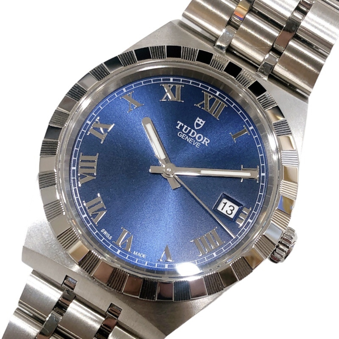 チューダー/チュードル TUDOR ロイヤル 28500 ブルー文字盤 SS ステンレススチール メンズ 腕時計時計