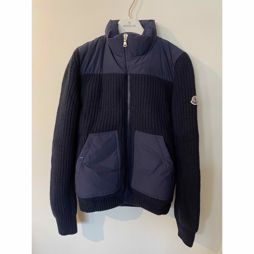 【新品】新作！MONCLER ニット&ダウン　カーディガン　14Aジャケット/アウター