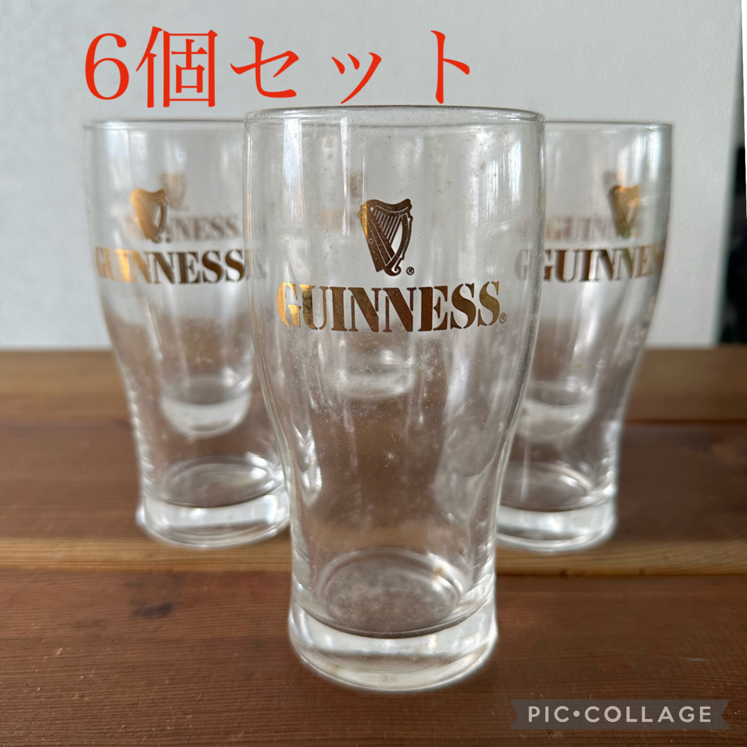 Guinness ギネス ビアグラス 6個セットの通販 by SS's shop｜ラクマ