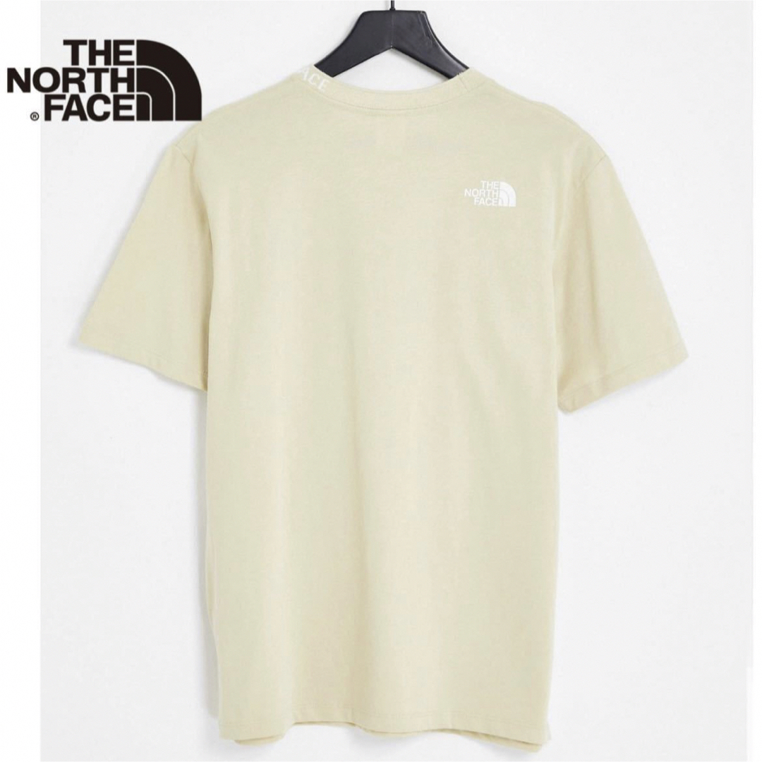 THE NORTH FACE(ザノースフェイス)のノースフェイス レディース グロップド丈 Tシャツ 半袖 刺繍  ベージュ M レディースのトップス(Tシャツ(半袖/袖なし))の商品写真