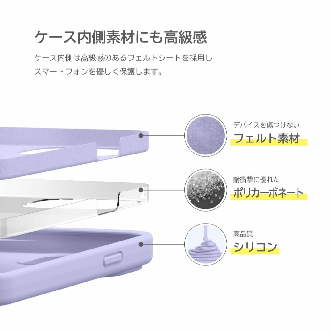 【色: ジーンインディゴ】【elago】 iPhone14 対応 ケース シリコ 3