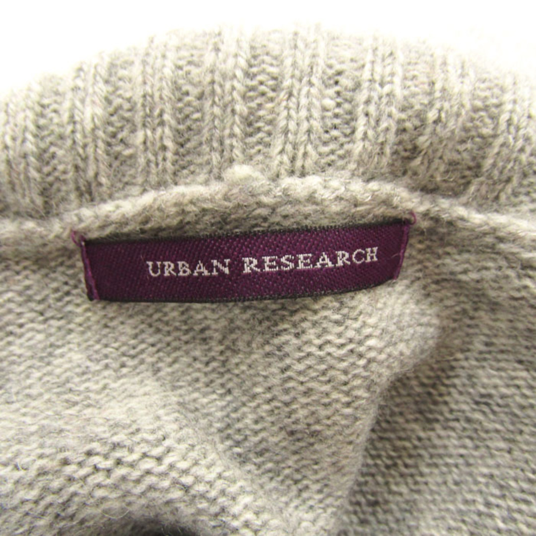 URBAN RESEARCH(アーバンリサーチ)のアーバンリサーチ ニット 長袖 タートルネック ウール混 トップス レディース Freeサイズ グレー URBAN RESEARCH レディースのトップス(ニット/セーター)の商品写真