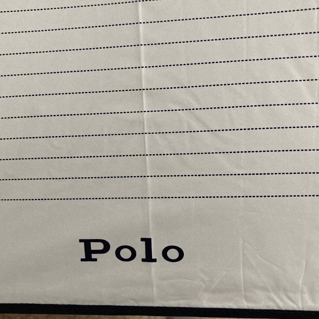 POLO RALPH LAUREN(ポロラルフローレン)の新品　ラルフローレン　晴雨兼用　日傘　ボーダー　ホワイト レディースのファッション小物(傘)の商品写真