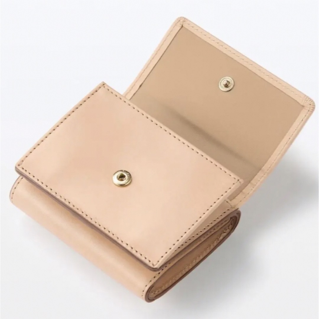 MUJI (無印良品)(ムジルシリョウヒン)の【新品】MUJI イタリア産ヌメ革三つ折り財布   メンズのファッション小物(折り財布)の商品写真