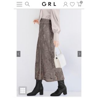 グレイル(GRL)のけったんさん専用　GRL  花柄レースバックスリットタイトスカート[nh49](その他)