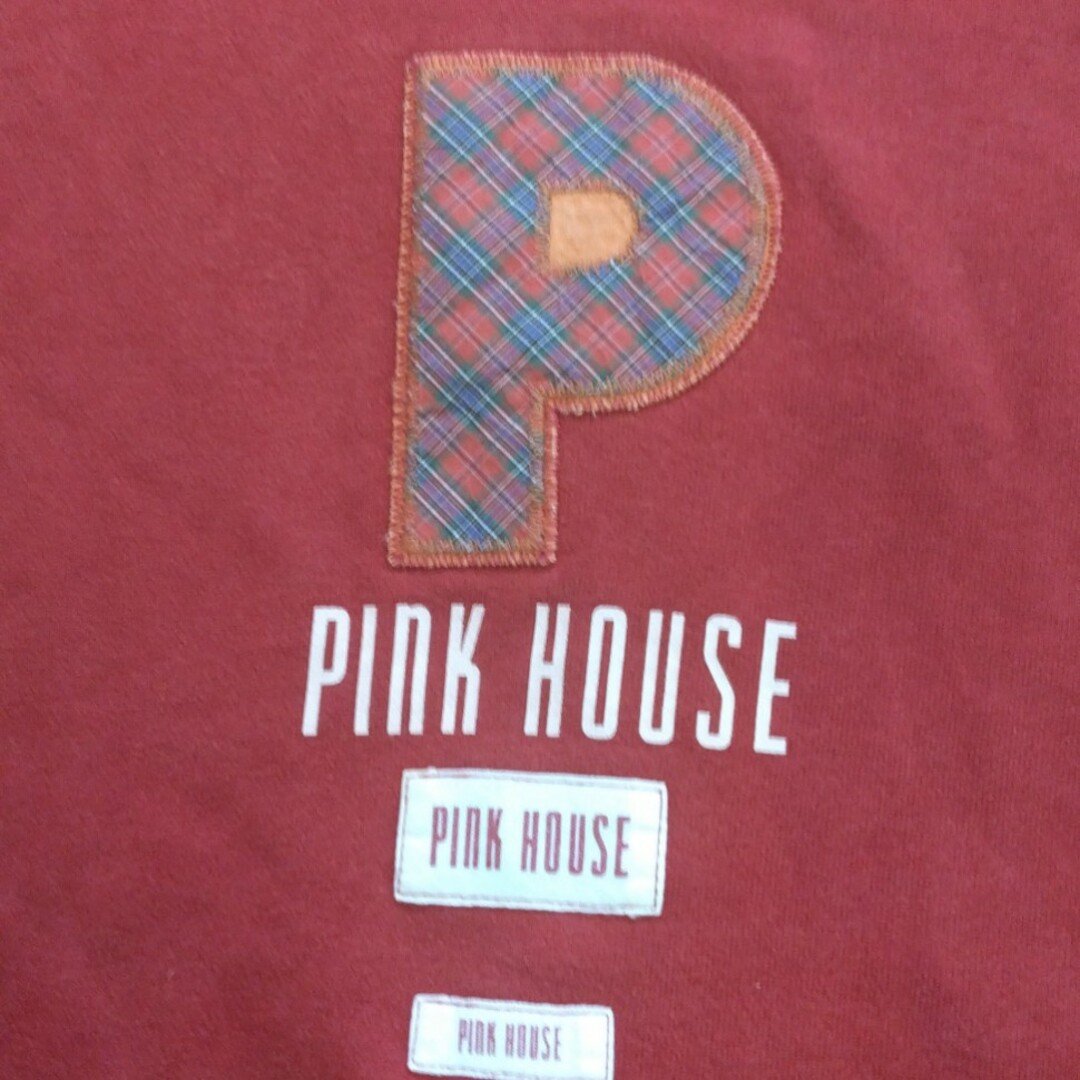 pink house ピンクハウス　スウェット　日本製　ワッペン