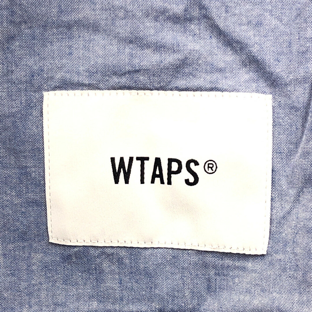 W)taps(ダブルタップス)のWTAPS ダブルタップス 21SS BIB LS シャンブレー 長袖シャツ ブルー系 サイズ4 正規品 / 31698 メンズのトップス(シャツ)の商品写真