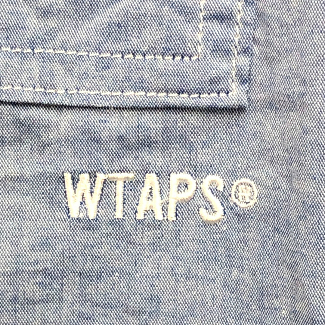 W)taps(ダブルタップス)のWTAPS ダブルタップス 21SS BIB LS シャンブレー 長袖シャツ ブルー系 サイズ4 正規品 / 31698 メンズのトップス(シャツ)の商品写真