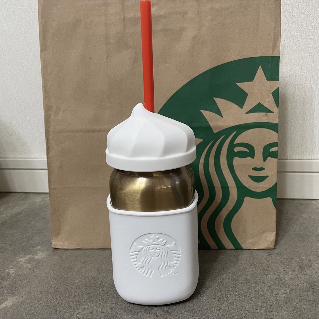 新品 Starbucks ホイップキャップステンレスジャータンブラー スタバ