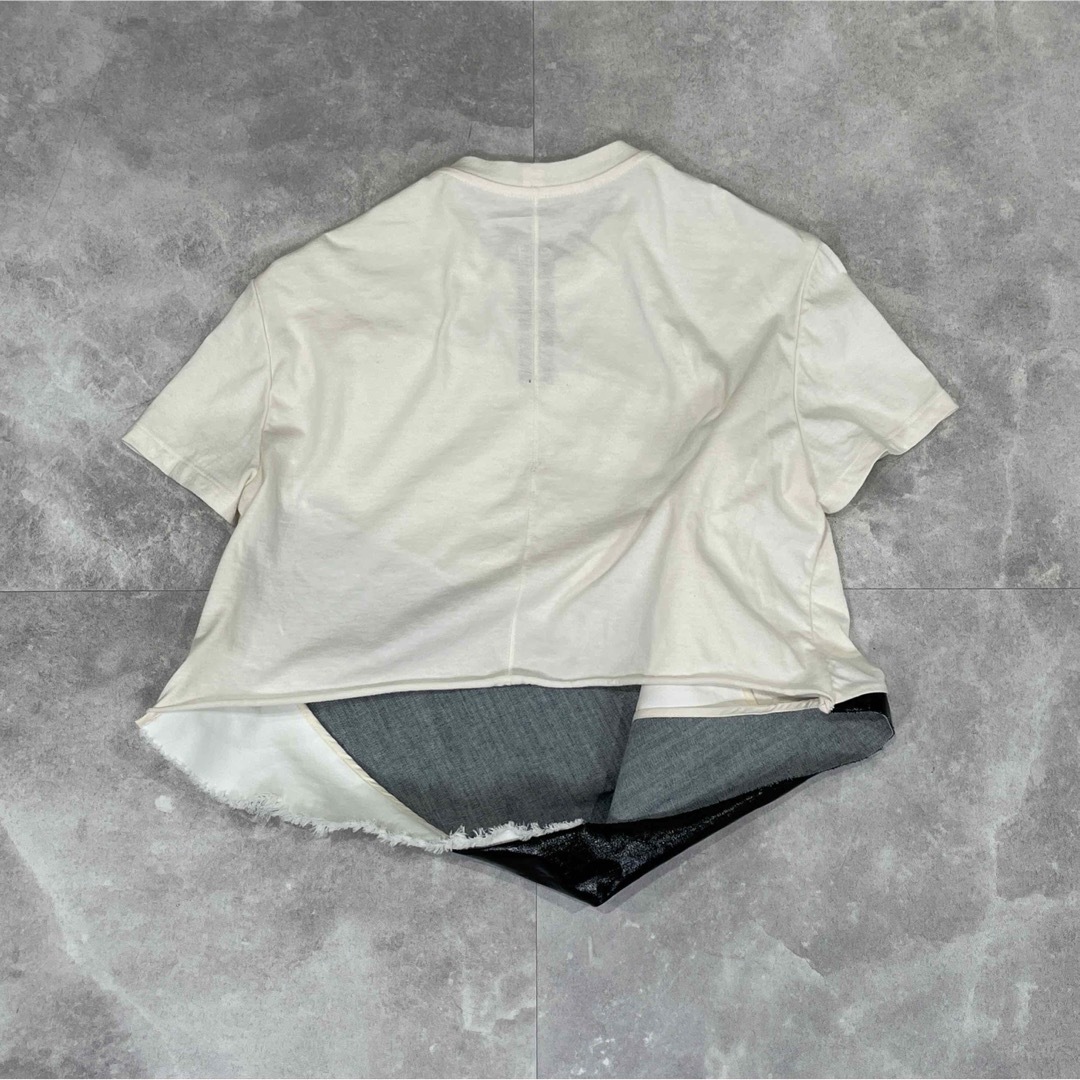 Rick Owens(リックオウエンス)のRick Owens ショート丈カットソー メンズのトップス(Tシャツ/カットソー(半袖/袖なし))の商品写真