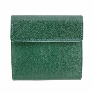 イルビゾンテ(IL BISONTE)のイルビゾンテ 三つ折り財布 コンパクト ミニ財布 ヴェルデ グリーン 緑色(財布)