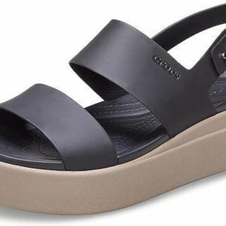 クロックス(crocs)の30295タ　crocs　ブルックリン ロウ ウェッジ　25ｃｍ(サンダル)