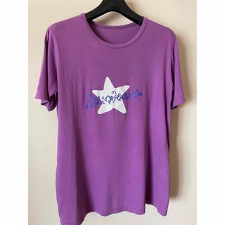 セシール(cecile)のセシール　レディース　T シャツ　半袖　紫　パープル　中古(Tシャツ(半袖/袖なし))