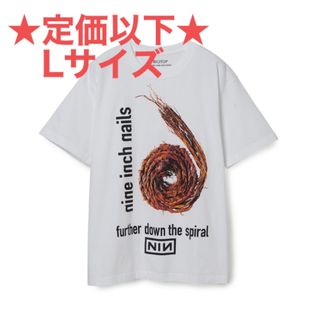 アダムエロペ(AER ADAM ET ROPE)の【Lサイズ】Nine Inch Nails BIOTOP Tシャツ ホワイト(Tシャツ/カットソー(半袖/袖なし))