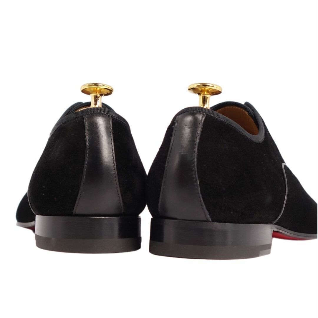 未使用 クリスチャンルブタン Christian Louboutin レザーシューズ オックスフォードシューズ スウェードレザー 革靴 メンズ 42(27cm相当) ブラック